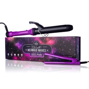 Limited Edition Almost Famous Galactic Mermaid Waves Curling Wand Mini Flat Iron